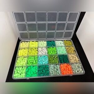 24 Grid Container of Clay Beads